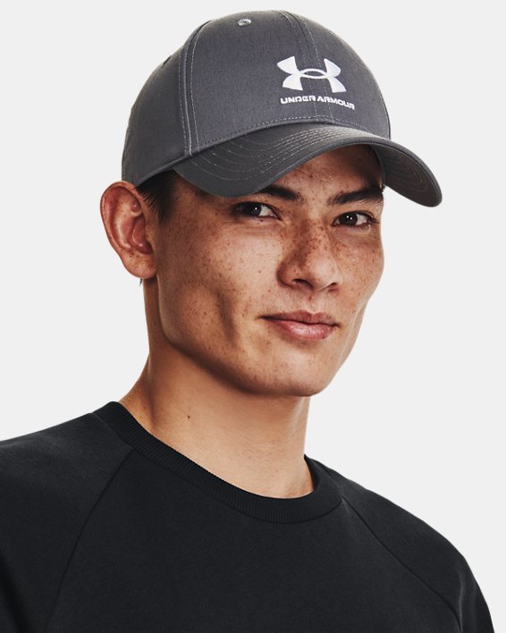 Men's UA Branded Adjustable Cap, Gray, pdpMainDesktop image number 2